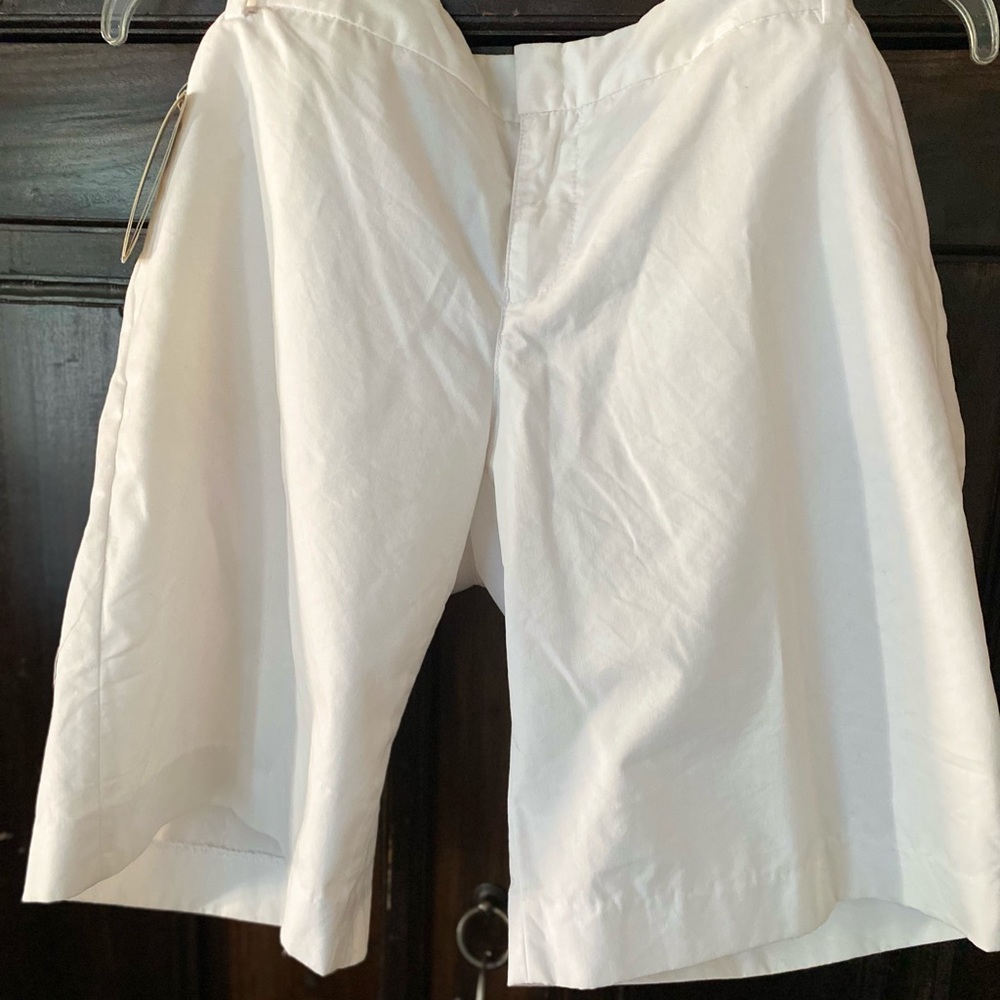 NWT Armani Exchange white shorts